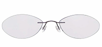 Rimless Titanium Eyeglasses Shape21